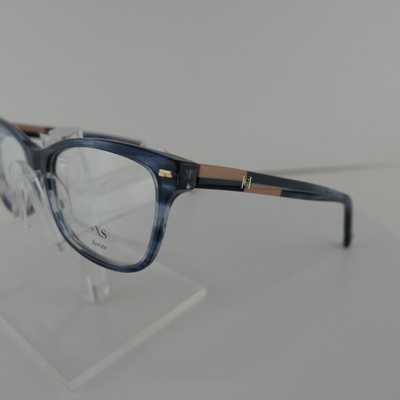 CAROLINA HERRERA HER 0160 CLEAR BLUE HORN C: 381 54-16-145 Eyeglasses Frames main image 4
